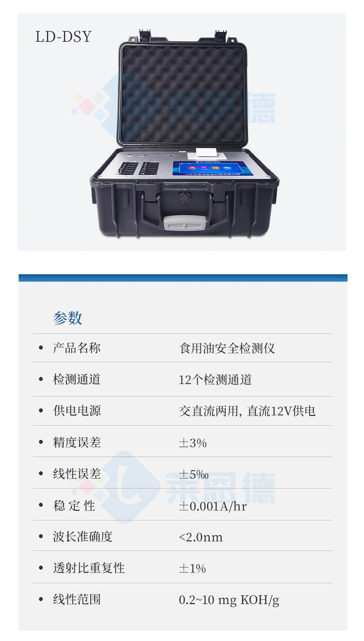 劣質油綜合檢測儀