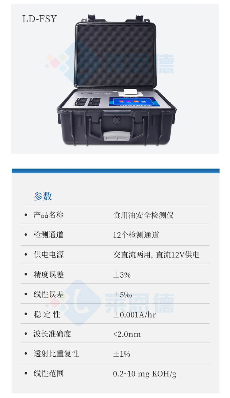劣質油綜合檢測儀