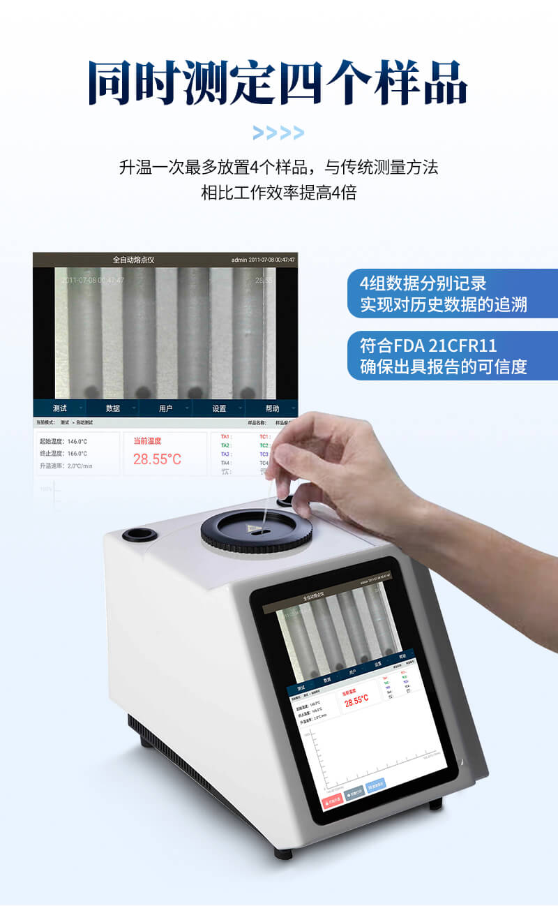 半自動目測熔點儀
