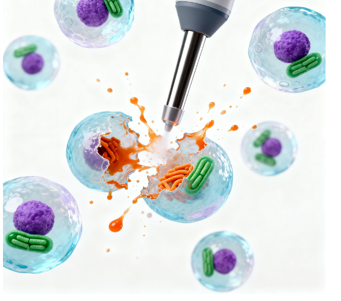 精準控溫 + 低噪音！一體式超聲波細胞破碎儀滿足實驗室全天候樣品處理需求